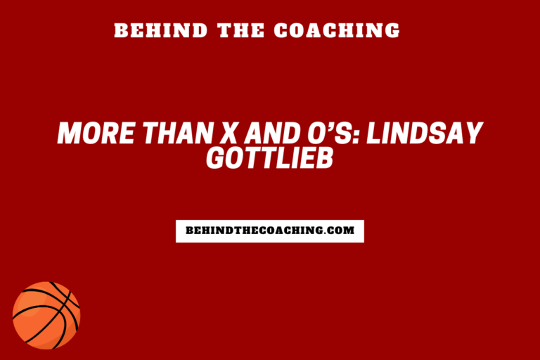 More than X and O’s: Lindsay Gottlieb
