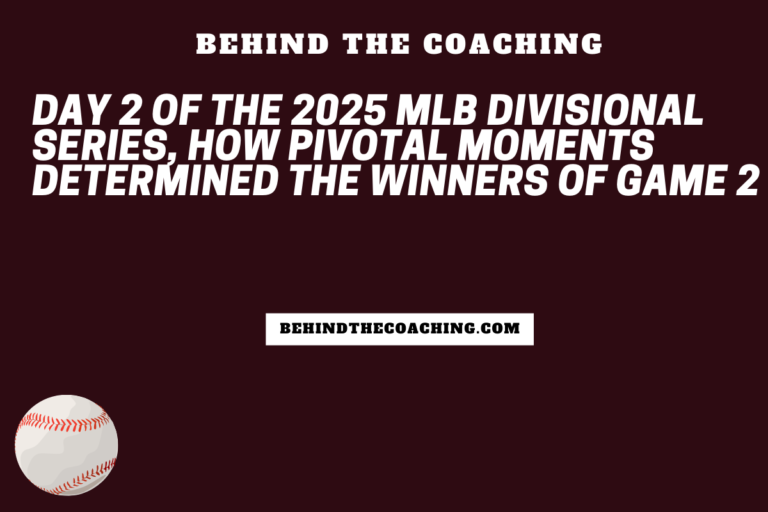 Day 2 of the 2025 MLB Divisional Series, How Pivotal Moments Determined the Winners of Game 2