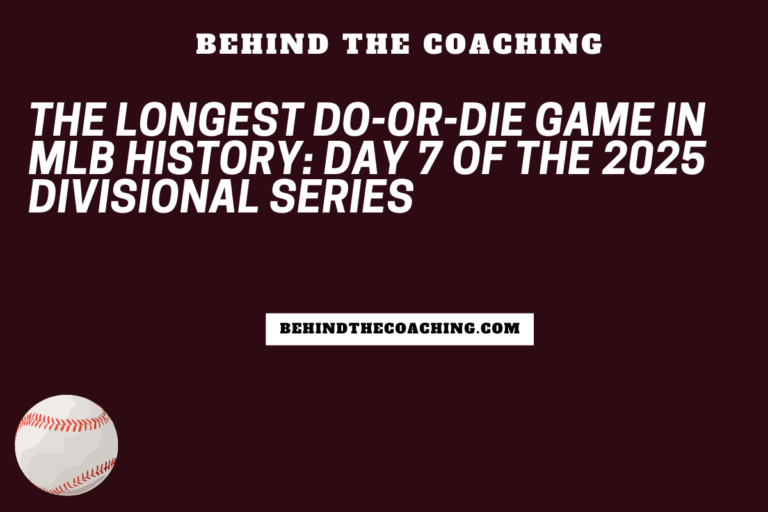 THE LONGEST DO-OR-DIE GAME IN MLB HISTORY: Day 7 of the 2025 Divisional Series