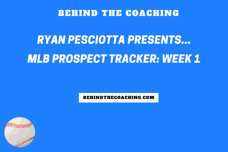 MLB Prospect Tracker Week 1