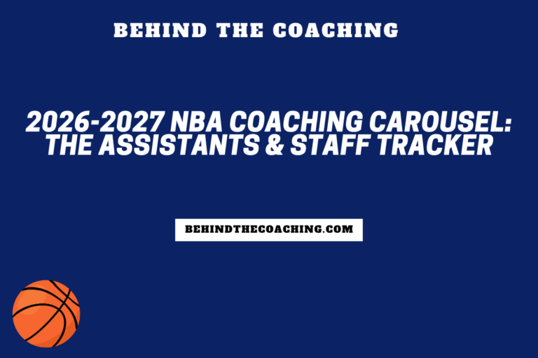2026-2027 NBA Coaching Carousel: Latest News on the Assistant Coaches & Staff Tracker
