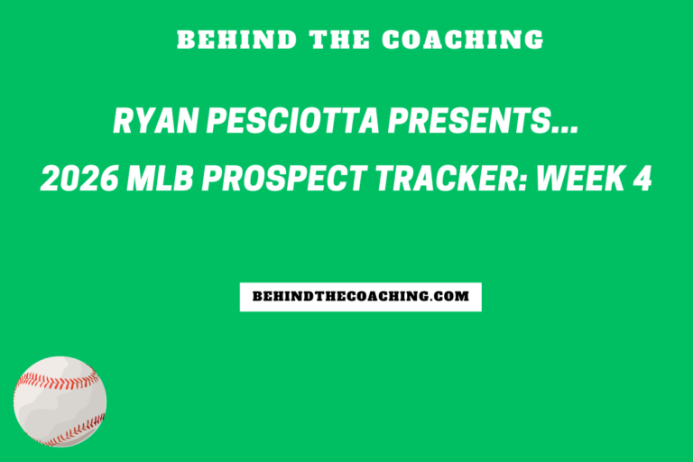 2026 MLB Prospect Tracker Week 4 (4/14/26-4/20/26)