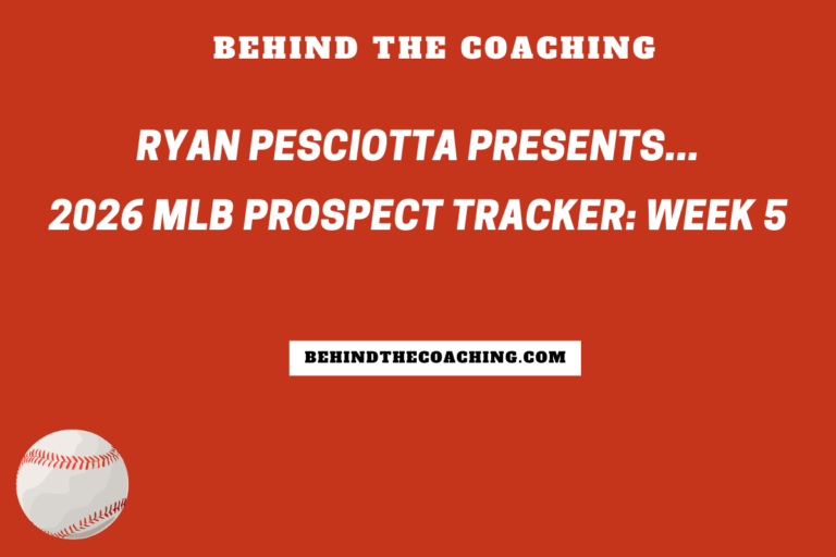 MLB Prospect Tracker Week 5 (4/21-4/27)