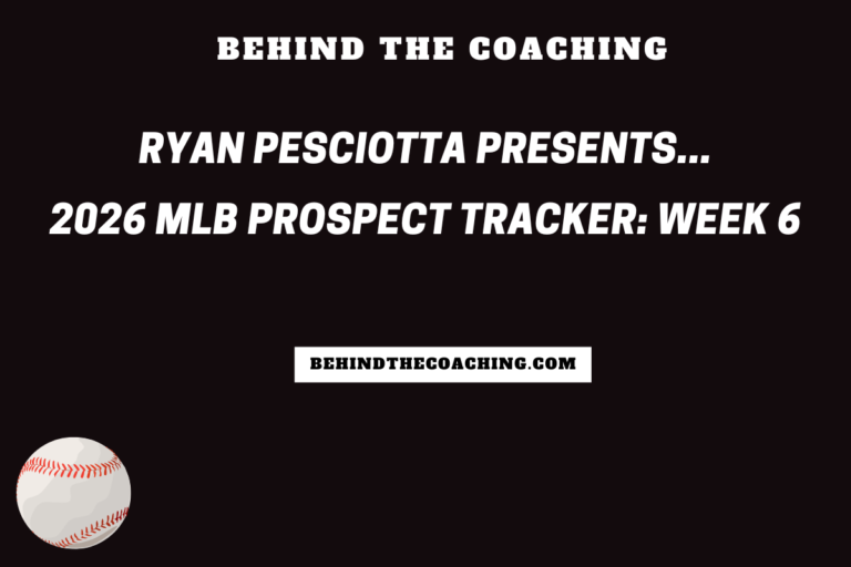 2026 MLB Prospect Tracker Week 6 (4/28-5/4)
