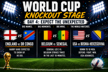 Day 4 of the World Cup… Expect the Unexpected
