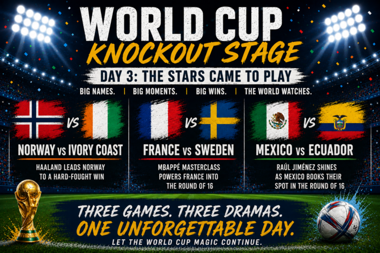 Day 3 of the 2026 World Cup: The Stars Came to Play